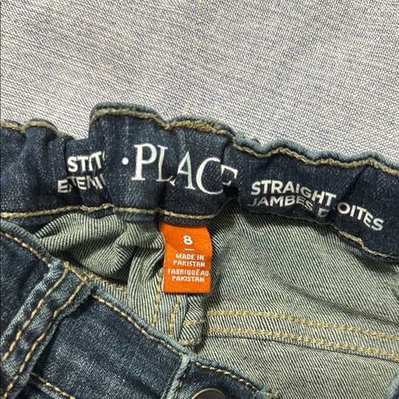 The Children's Place Blue Straight Leg Jeans Classic Fit - Picture 2 of 4